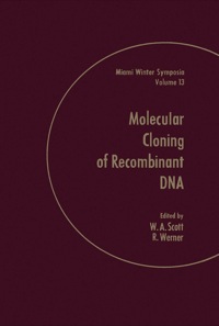 Imagen de portada: Molecular of Cloning of Recombinant Dna 9780126342505