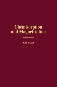 Imagen de portada: Chemisorption and Magnetization 9780126365603