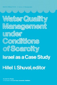 Imagen de portada: Water Quality Management Under Conditions of Scarcity 9780126412802