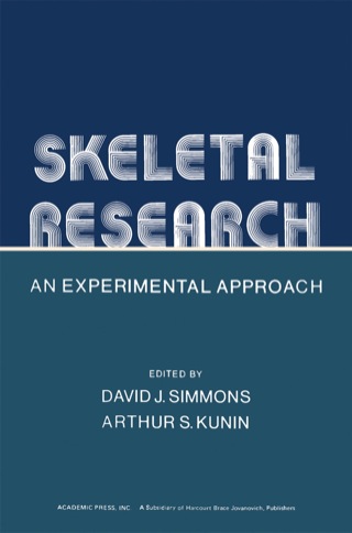 Cover image: Skeletal Research: An Experimental Approach 1st edition 9780126441505