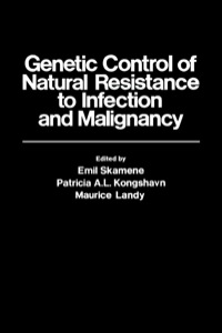 表紙画像: Genetic Control of Natural Resistance to Infection and Malignancy 9780126476804