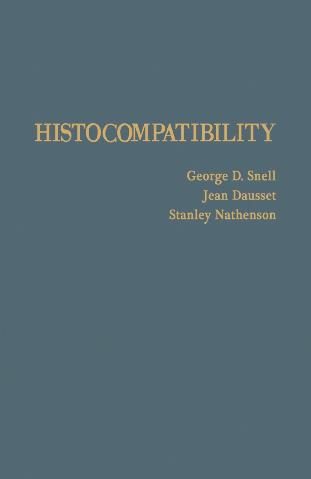 Histocompatibility 1st Edition