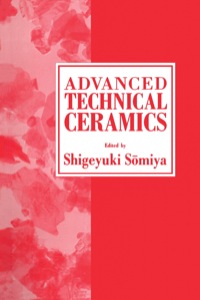 صورة الغلاف: Advanced Technical Ceramics 1st edition 9780126546309