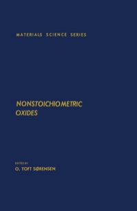 Immagine di copertina: Nonstoichiometric Oxides 1st edition 9780126552805