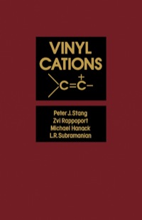 Cover image: Vinyl Cations 9780126637809