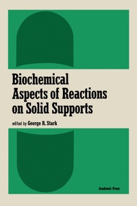 表紙画像: Biochemical Aspects of Reactions on Solid Supports 9780126639506