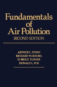 表紙画像: Fundamentals of Air Pollution 2e 2nd edition 9780126665802
