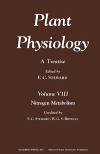 Immagine di copertina: Plant Physiology 8: A Treatise: Nitrogen Metabolism 1st edition 9780126686081