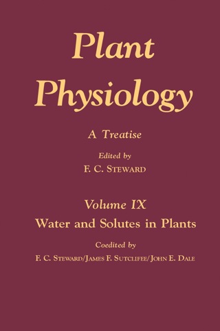 Cover image: Plant Physiology 9: A Treatise: Water and Solutes in Plants 1st edition 9780126686098
