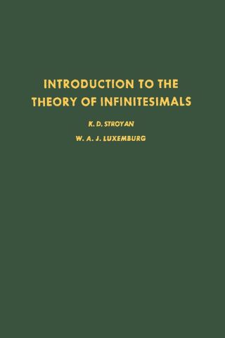 Cover image: Introduction to the Theory of infiniteseimals 9780126741506