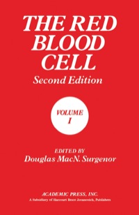 Cover image: The Red Blood Cell 2nd edition 9780126772012