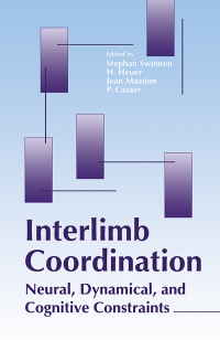 表紙画像: Interlimb Coordination: Neural, Dynamical, and Cognitive Constraints 9780126792706