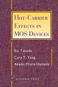 表紙画像: Hot-Carrier Effects in MOS Devices 9780126822403