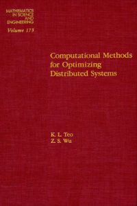 Imagen de portada: Computational methods for optimizing distributed systems 9780126854800