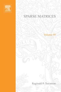 Cover image: Sparse matrices 9780126856507