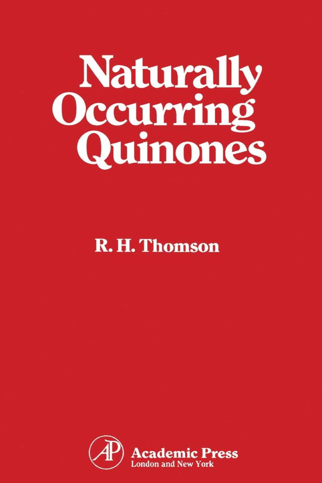 Naturally Occurring Quinones 2nd Edition