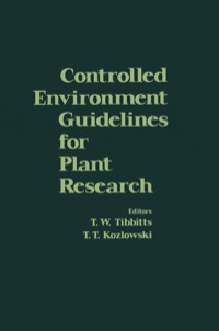 Imagen de portada: Controlled Environment Guidelines for Plant Research 1st edition 9780126909500