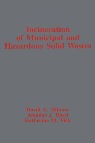 Cover image: Incineration of Municipal and Hazardous Solid Wastes 9780126912456