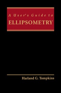 Titelbild: A User's Guide to Ellipsometry 9780126939507