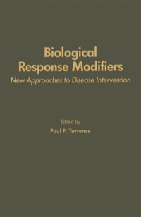 Titelbild: Biological Response Modifiers: New Approaches to Disease Intervention 1st edition 9780126957709