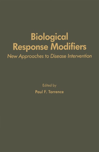 Cover image: Biological Response Modifiers: New Approaches to Disease Intervention 1st edition 9780126957709