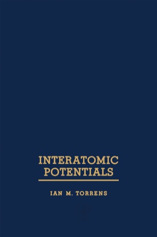 Cover image: Interatomic Potentials 9780126958508