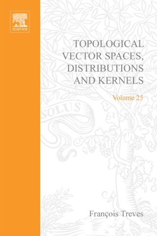 Cover image: Topological vector spaces, distributions and kernels 9780126994506