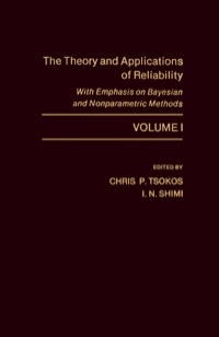 Imagen de portada: The Theory and Applications of Reliability With Emphasis on Bayesian and Nonparametric Methods 1st edition 9780127021010