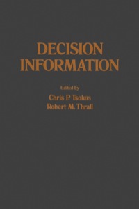 Titelbild: Decision Information 9780127022505