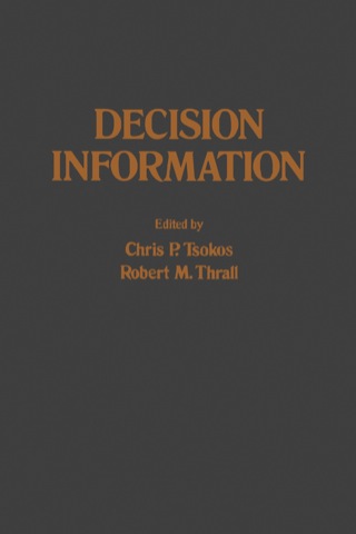 Cover image: Decision Information 9780127022505