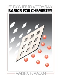 Cover image: Study Guide to Accompany Basics for Chemistry 1st edition 9780127059617