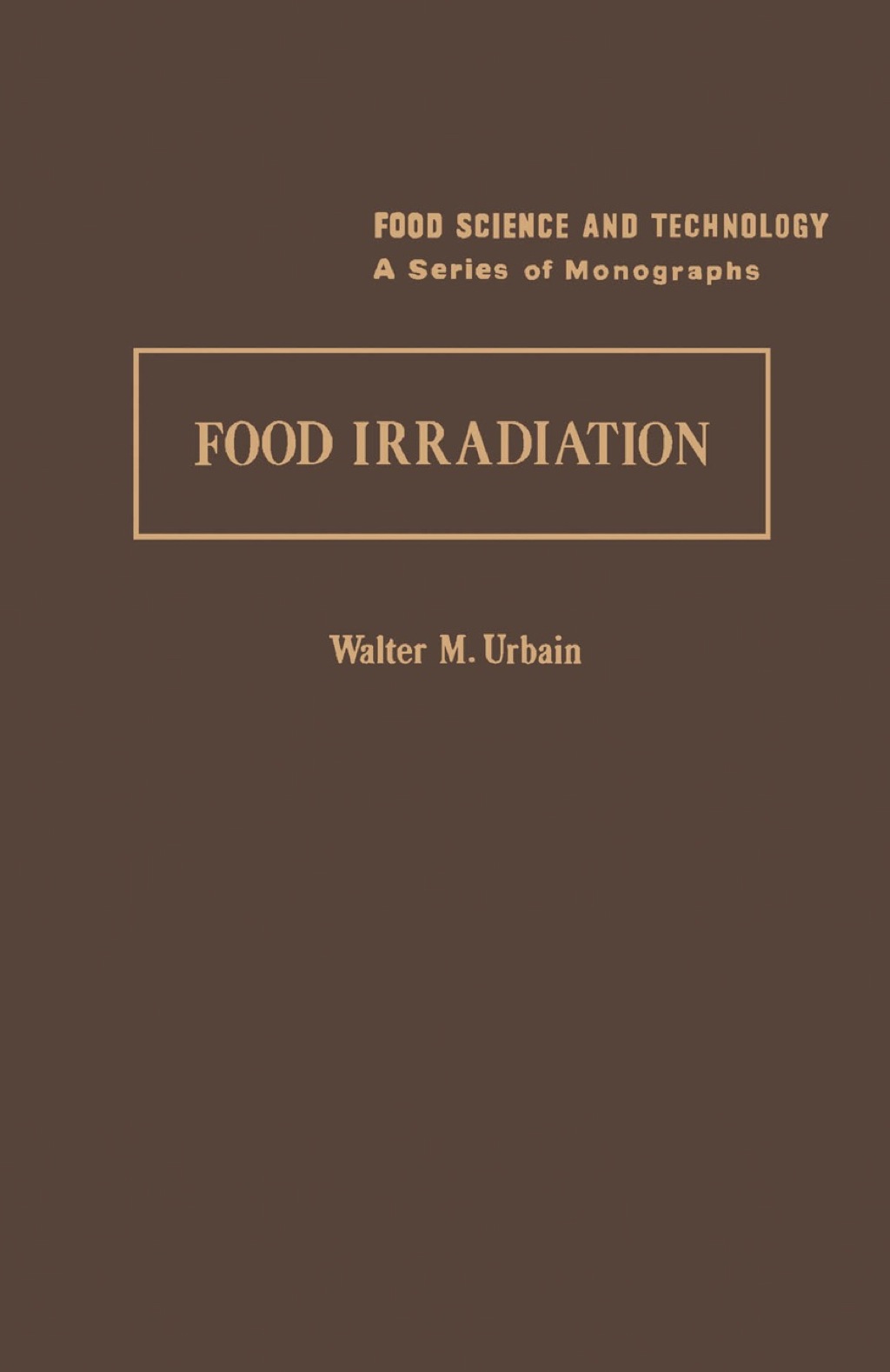 Food Irradiation 1st Edition