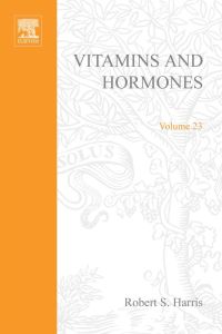 Imagen de portada: VITAMINS AND HORMONES V23 9780127098234