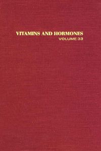 Cover image: VITAMINS AND HORMONES V33 9780127098333