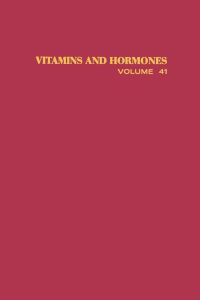 Imagen de portada: Vitamins and Hormones: Advances in Research and ApplicationsVolume 41 9780127098418