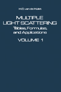 Omslagafbeelding: Multiple Light Scattering: Tables, Formulas, and Applications 9780127107011