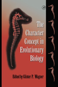 Imagen de portada: The Character Concept in Evolutionary Biology 9780127300559