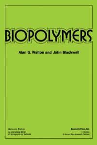 Titelbild: Biopolymers 9780127343501