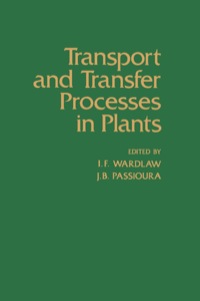 表紙画像: Transport and Transfer Process in Plants 9780127348506