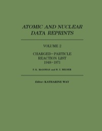 Titelbild: Charged–Particle Reaction List 1948–1971 1st edition 9780127389028