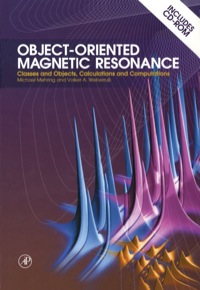 Imagen de portada: Object-Oriented Magnetic Resonance: Classes and Objects, Calculations and Computations 9780127406206