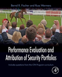Omslagafbeelding: Performance Evaluation and Attribution of Security Portfolios 9780127444833
