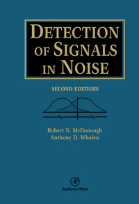 Cover image: Detection of Signals in Noise 2nd edition 9780127448527