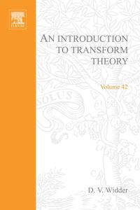 Cover image: An introduction to transform theory 9780127485508