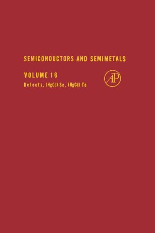 Cover image: SEMICONDUCTORS & SEMIMETALS V16 9780127521169