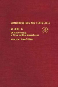 Immagine di copertina: SEMICONDUCTORS & SEMIMETALS V17 9780127521176