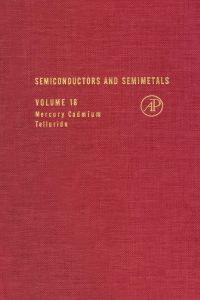Cover image: SEMICONDUCTORS & SEMIMETALS V18 9780127521183