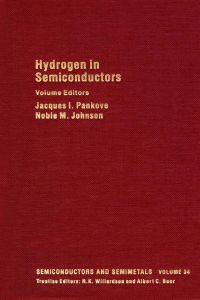 Omslagafbeelding: Hydrogen in Semiconductors: Hydrogen in SiliconVolume 34 9780127521343