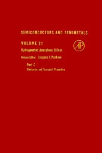 Imagen de portada: SEMICONDUCTORS & SEMIMETALS V21C 9780127521497