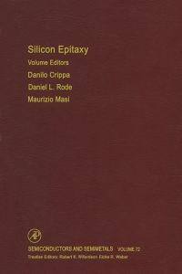 Cover image: Silicon Epitaxy 9780127521817